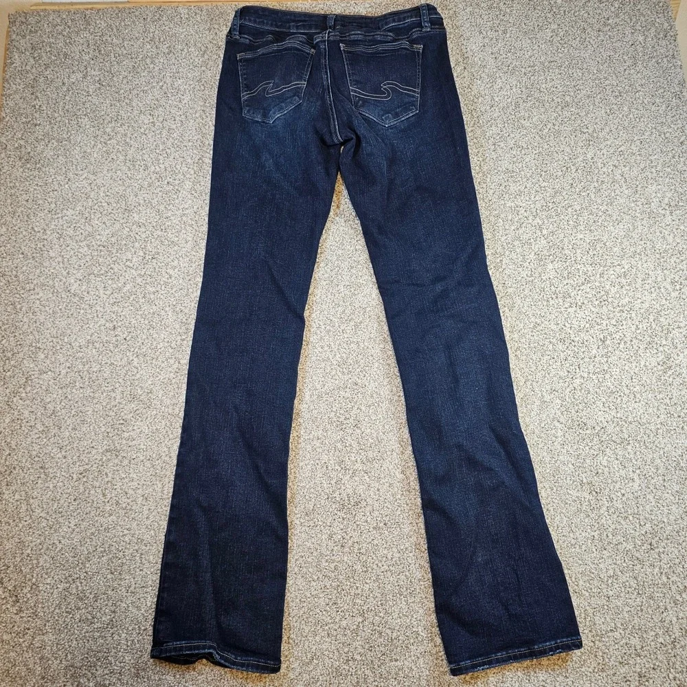 Silver Jeans Co Tuesday Slim Boot Dark Wash Denim Jeans W31 L35 L12602EDB363